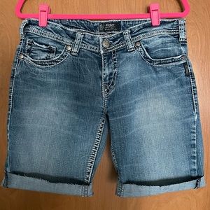 Silver Jeans Cut Off Shorts